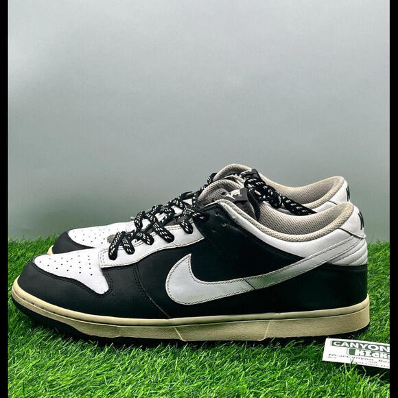Nike Dunk Low White Black Midnight Fog Size 13 - Picture 3 of 8